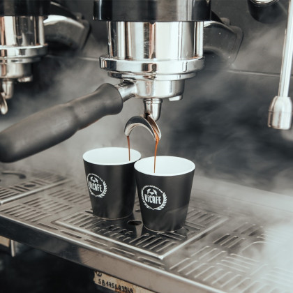 Kaffeemaschine und Kaffes von Vicafe